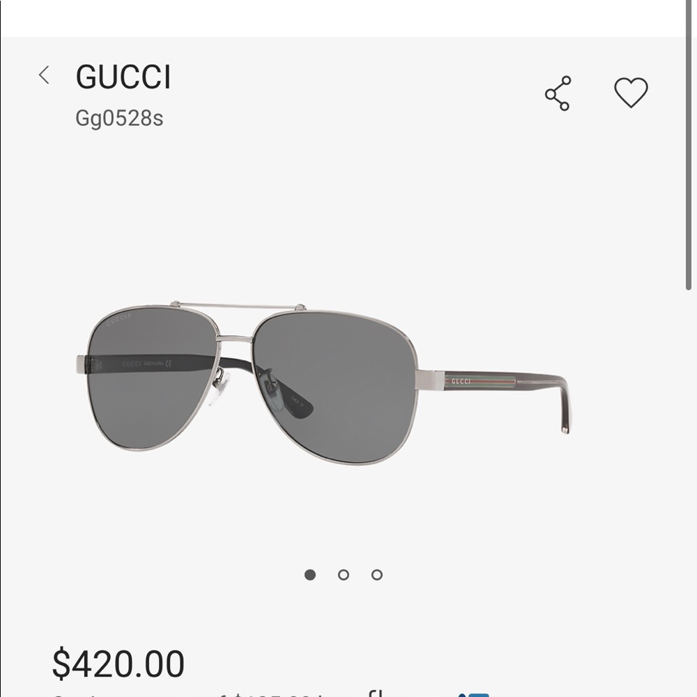 Gucci Polarized Aviators